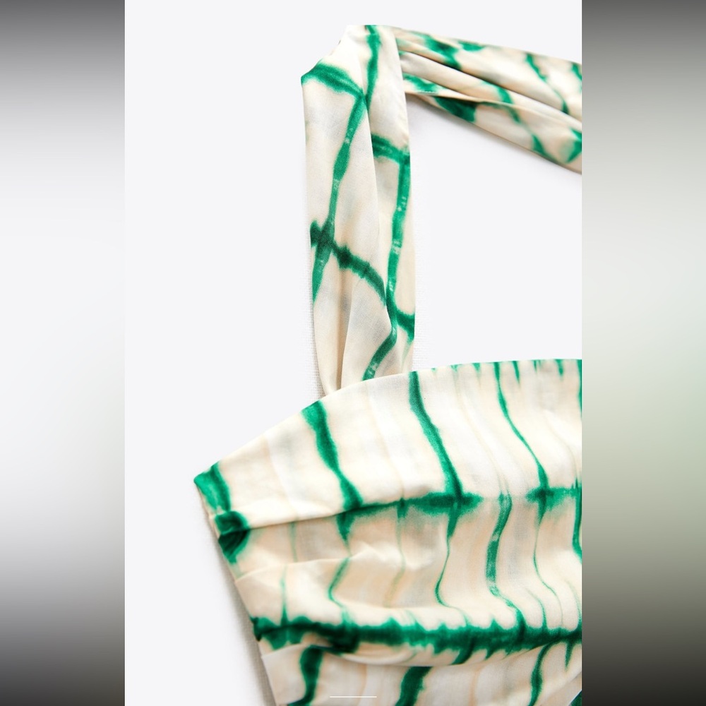 ZARA PRINTED MIDI DRESS - Picture 12 of 15